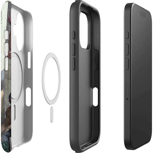 Creation of Adam by Michelangelo iPhone 16 Plus Magsafe Impact Case